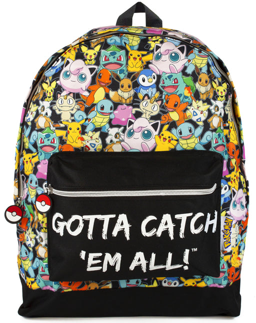 Pokemon Gotta Catch Em All Large Backpack Vanilla Underground