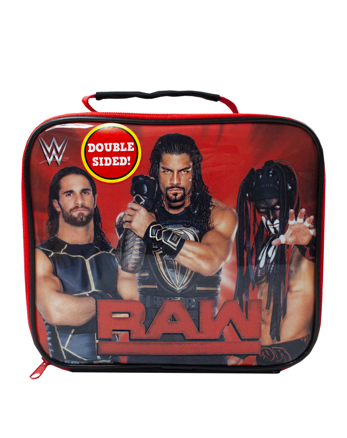 WWE Personalised Leather Insulated Lunch Bag Boys Girls School Office Food  Box