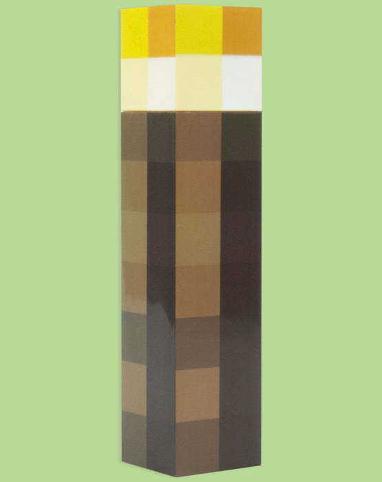 Minecraft Torch 22oz Kids Plastic Screw Lid Water Bottle