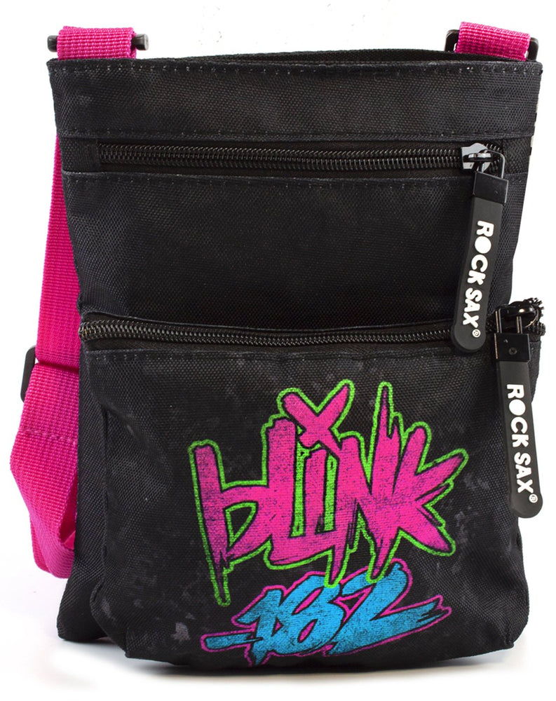 Rock Sax Blink 182 Logo Body Bag - Black