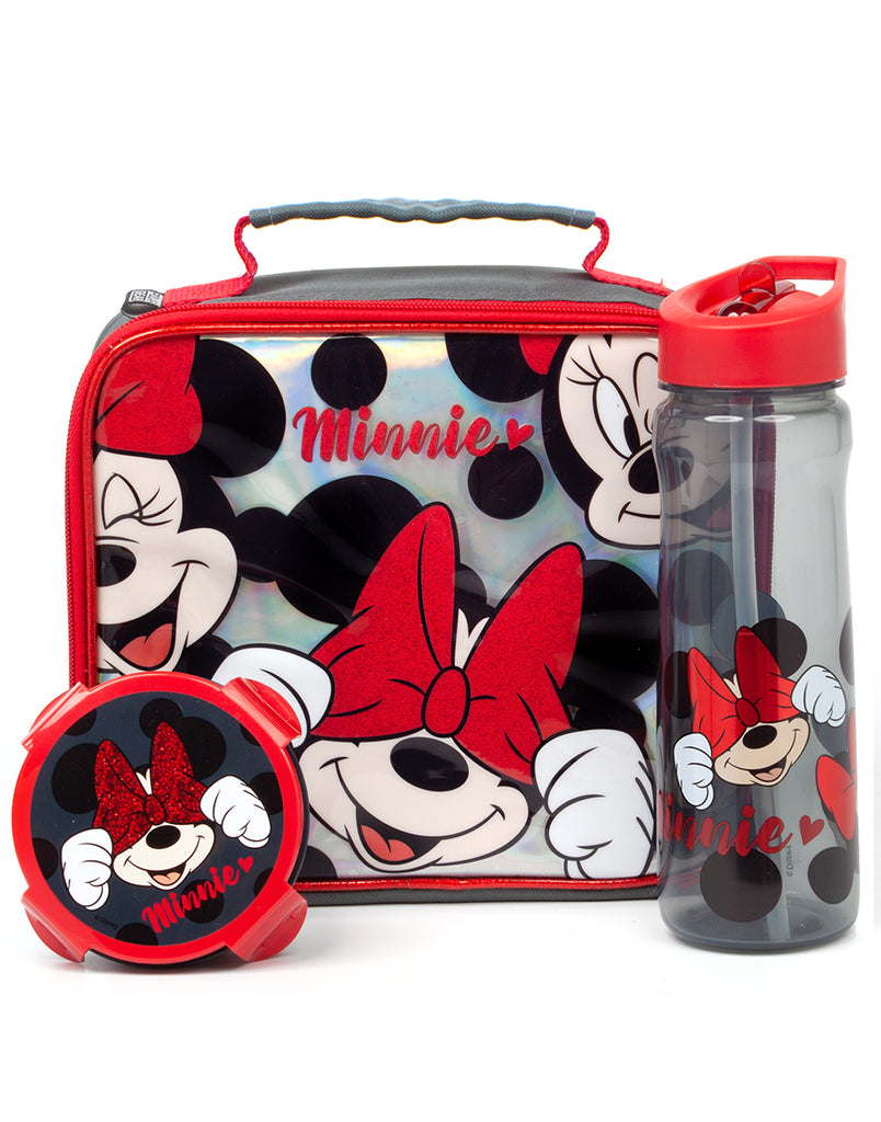Minnie Mouse Girls Lunch Box Set (Pack Of 3)