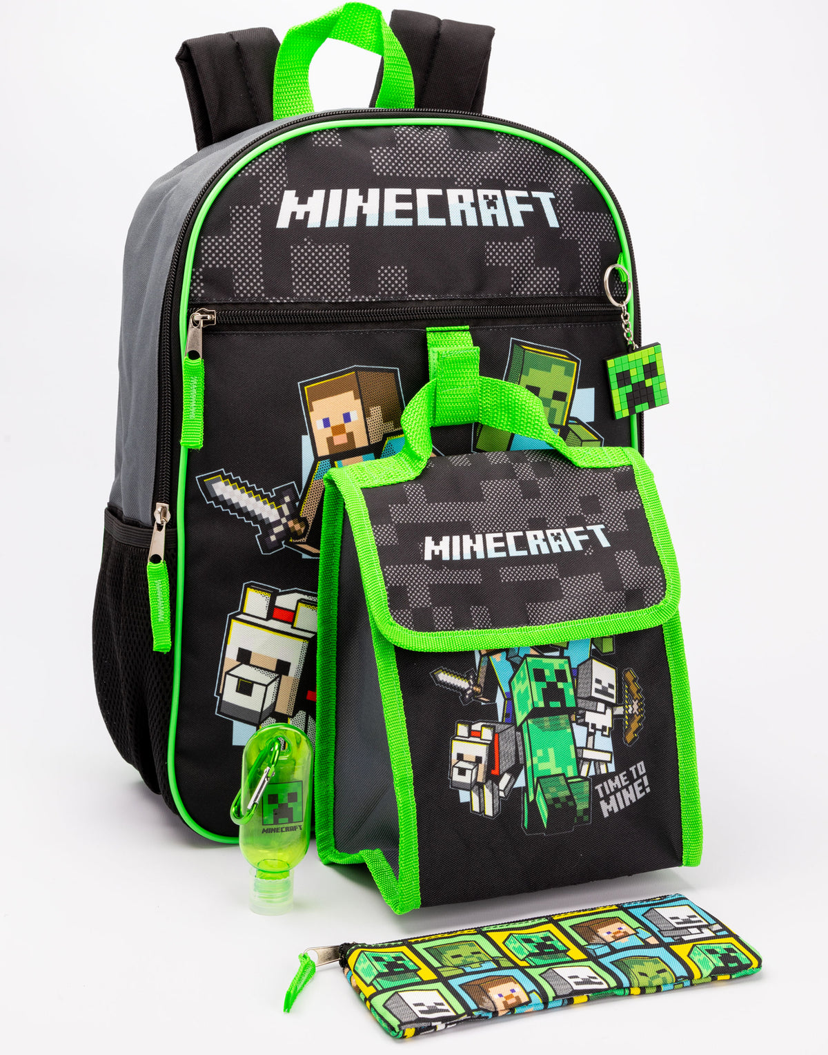Minecraft Pickaxe Insulated Lunch Tote
