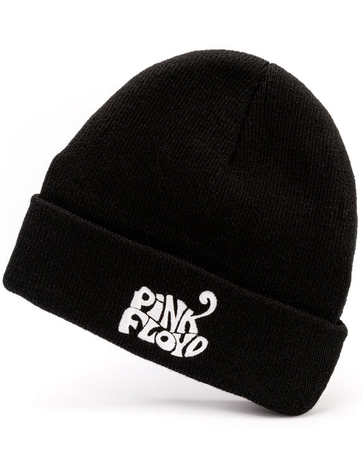 Pink Floyd Woven Badge Band Beanie Black