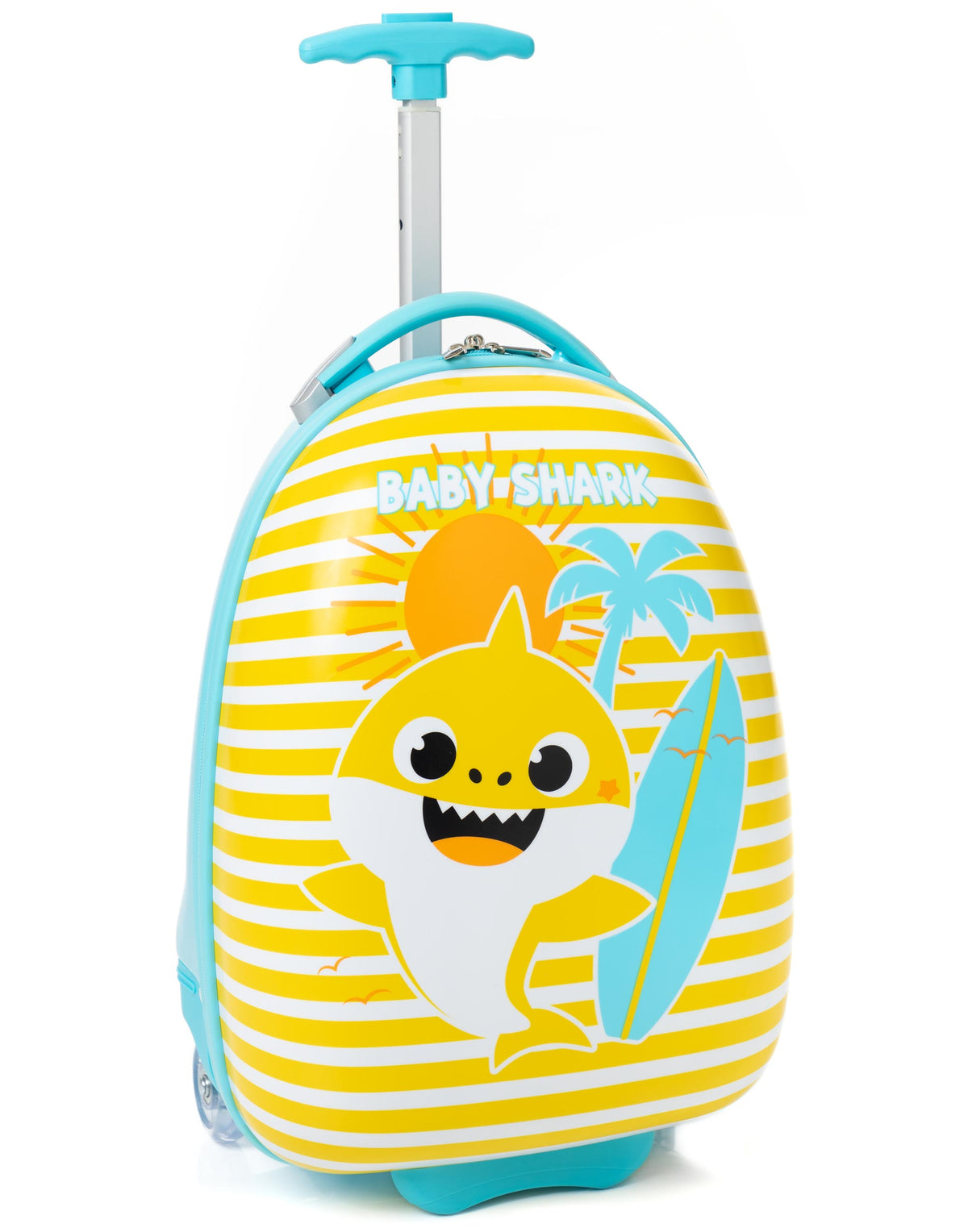 Baby Shark Kids Blue Yellow Suitcase Vanilla Underground