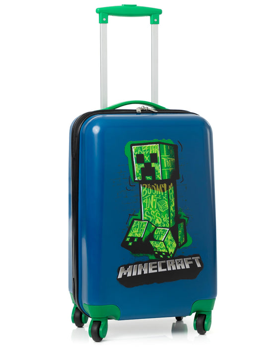 Minecraft Kids Suitcase for Boys and Girls Foldable Trolley Hand