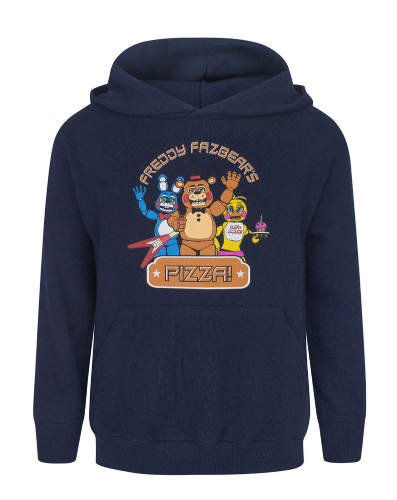 Five Nights At Freddy's Pizza Navy Boy's Hoodie