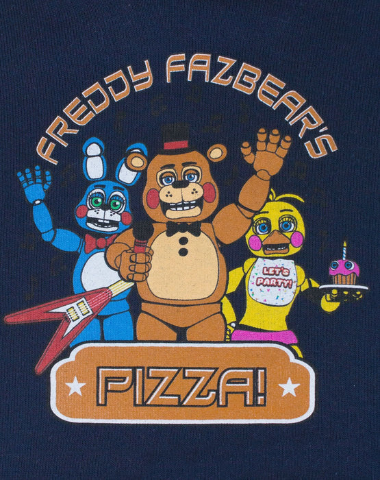 Five Nights At Freddy's Pizza Navy Boy's Hoodie