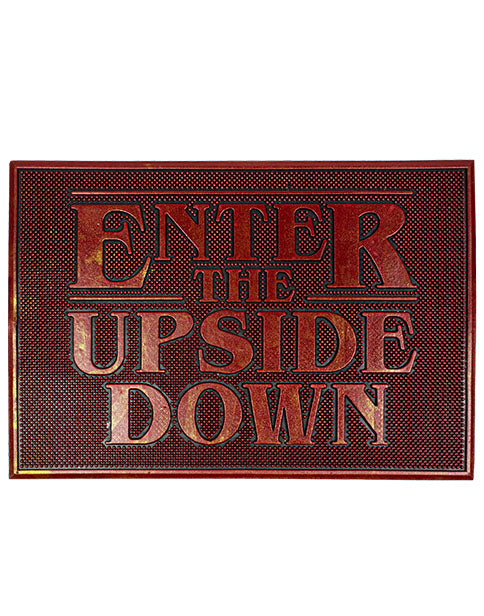 Stranger Things Doormat - Enter The Upside Down Rubber Welcome Home Mat Gift