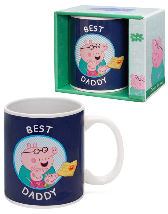 Peppa Pig Family Drive 20 oz Ceramic Mega Mug Peppa Pig Family