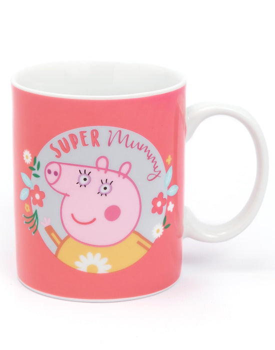 Peppa Pig Super Mummy Ladies Mug And Fluffy Sock Set