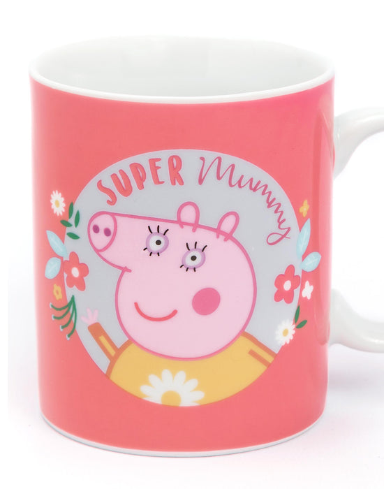 Peppa Pig Super Mummy Ladies Mug And Fluffy Sock Set