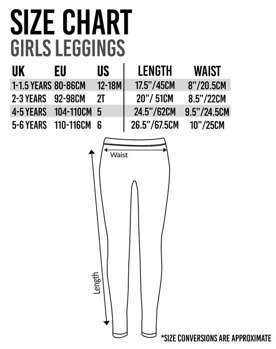 Girls leggings best sale size 8