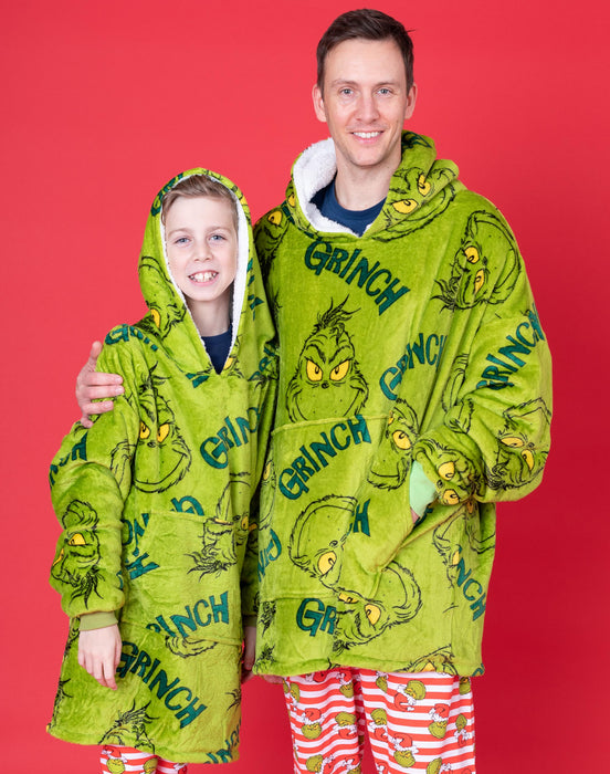 Buy The Grinch Vuddie Oversized Blanket Hoodie Kids