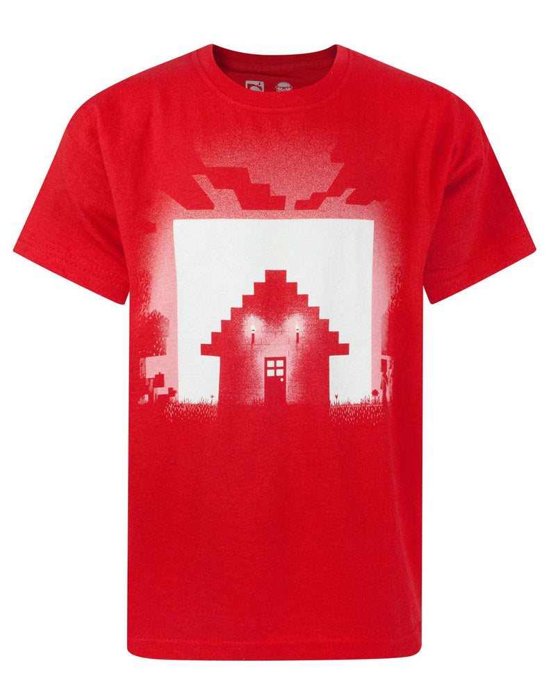 Minecraft Survival Red Boy's T-Shirt