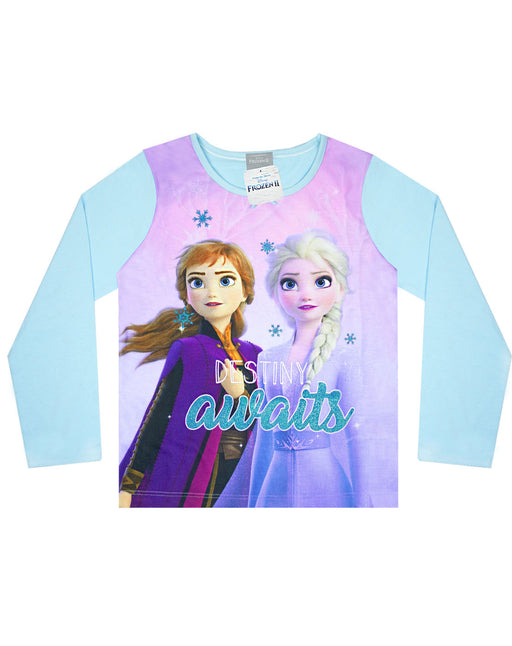 Frozen 2 Elsa Underground Frill Anna — Sleeve Vanilla Believe Long And Girl\'s T-shirt