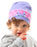 Peppa Pig kids Winter Woolly Girls Purple Beanie Hat