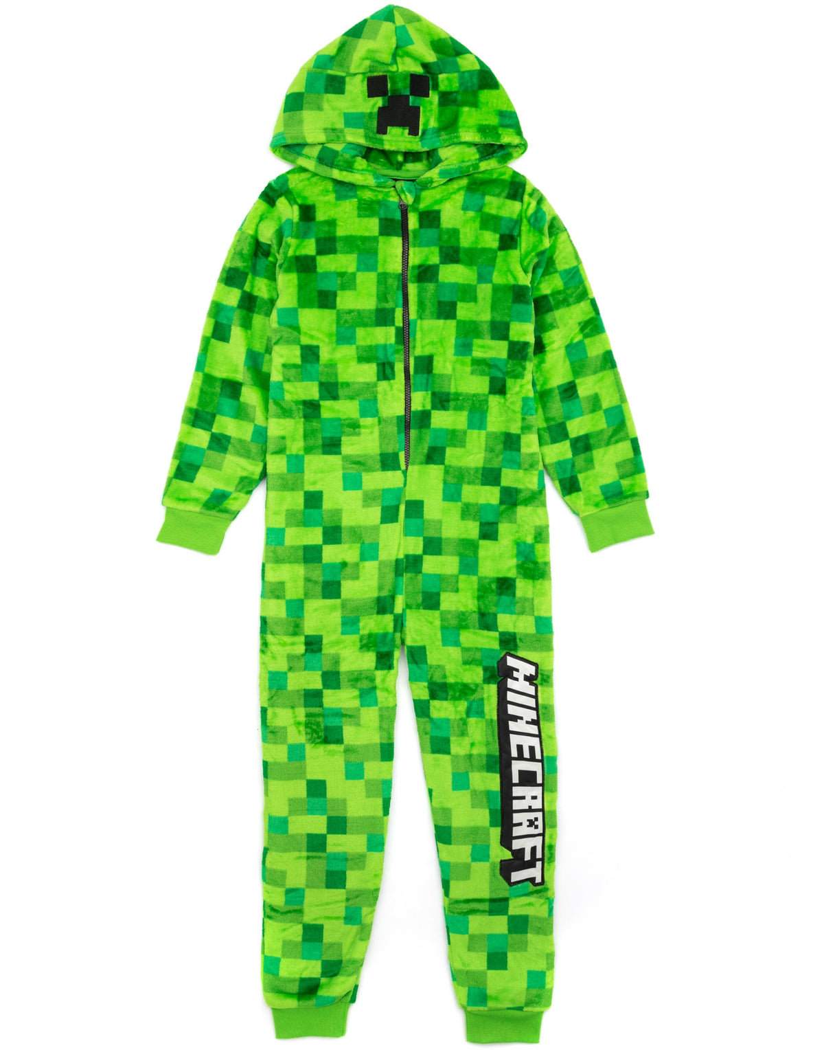 Minecraft Pixelated Creeper Boys Onesie Vanilla Underground