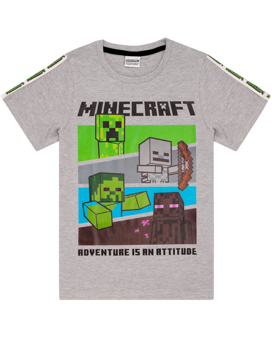 Awesome t-shirts and shorts come in various different designs and vibrant colours that showcase the popular game’s enemies, the Villain and Zombie with playable characters Steve and Alex making a must have gift for gamers!