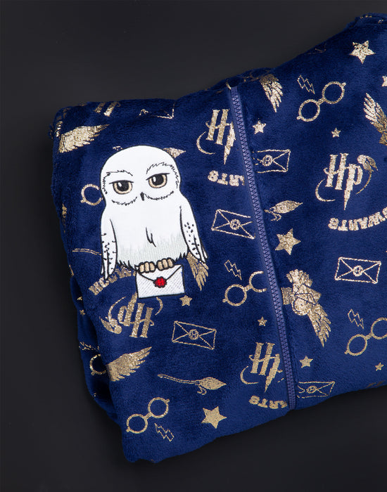 Pyjama 2 pièces en jersey motif brodé Hedwige Harry Potter