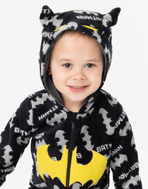 Batman footie pajamas for sales toddlers