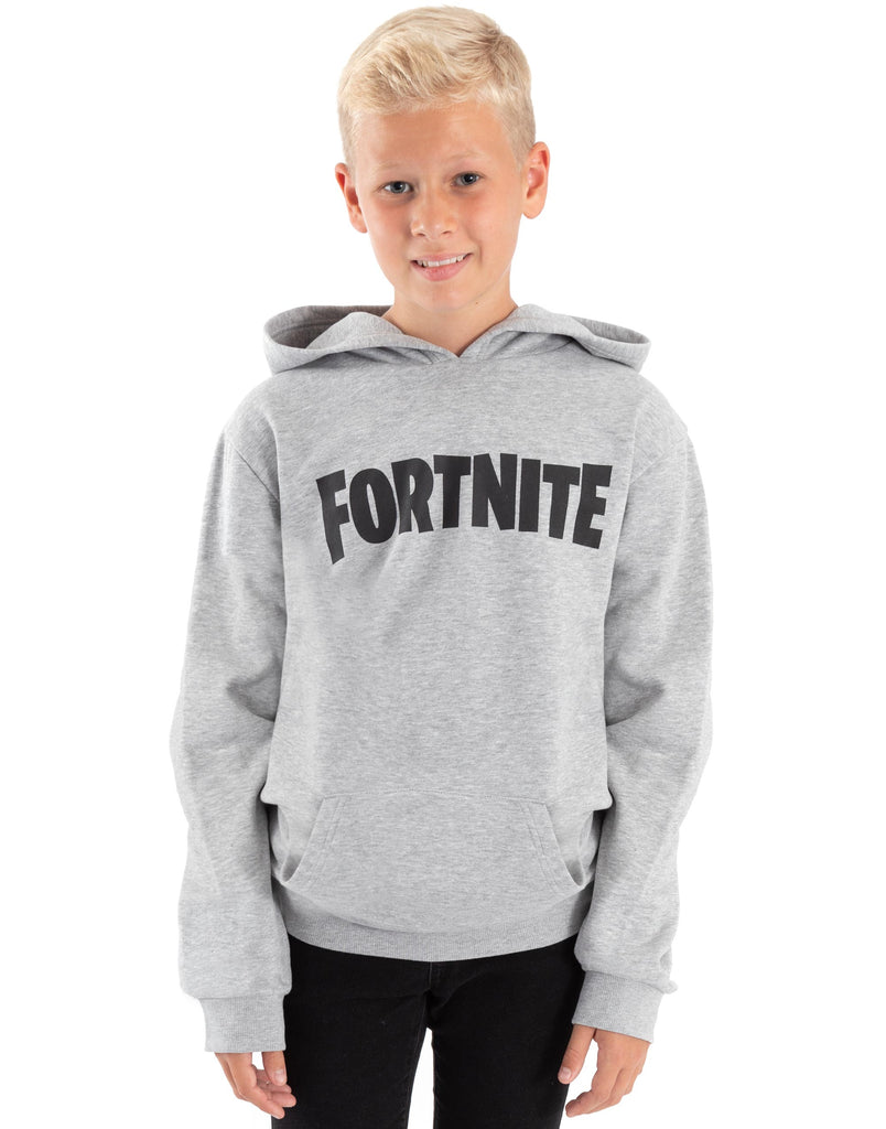 Fortnite Sweatshirt For Boys Battle Royale Hooded Grey Vanilla Underground