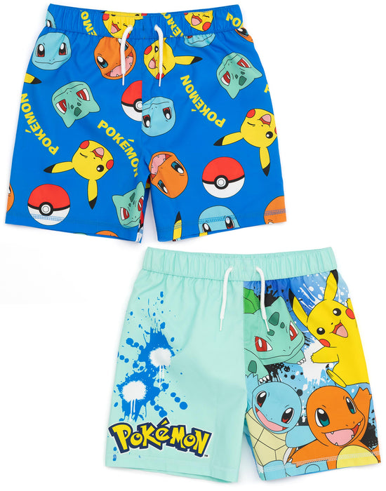 Pokemon Boys Swim Shorts 2 Pack — Vanilla Underground
