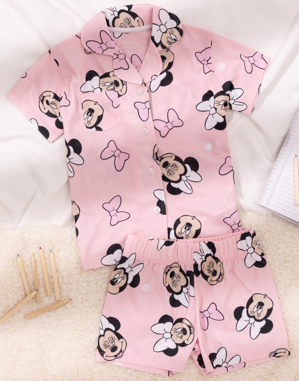 Plus Size - Disney Mickey And Minnie Crop Signature Waistband