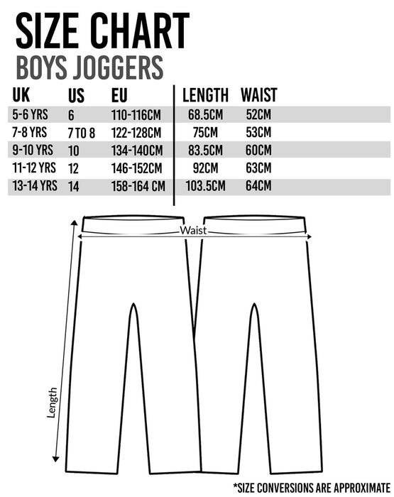 Boys joggers size 14 hot sale