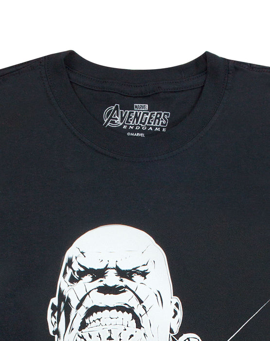 Underground Vanilla Thanos Game Mens — Marvel T-Shirt Monocrome Avengers End