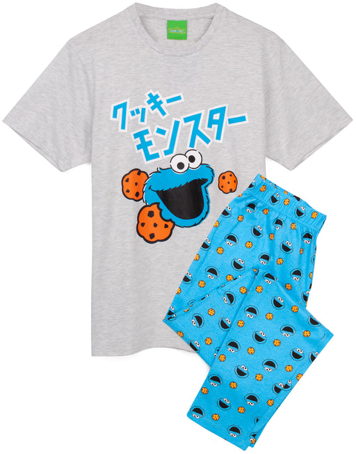 Sesame Street Cookie Monster Men s Pyjama Set