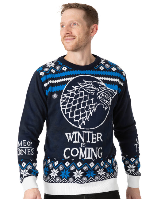 Game of Thrones Adults Knitted Christmas Jumper Vanilla Underground