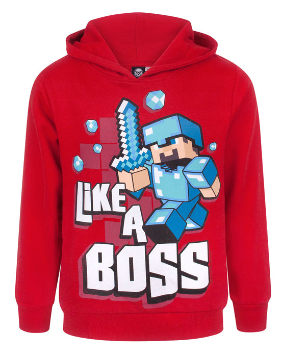 Minecraft on sale pullover hoodie