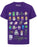 Minecraft Sprites Boy's Purple T-Shirt