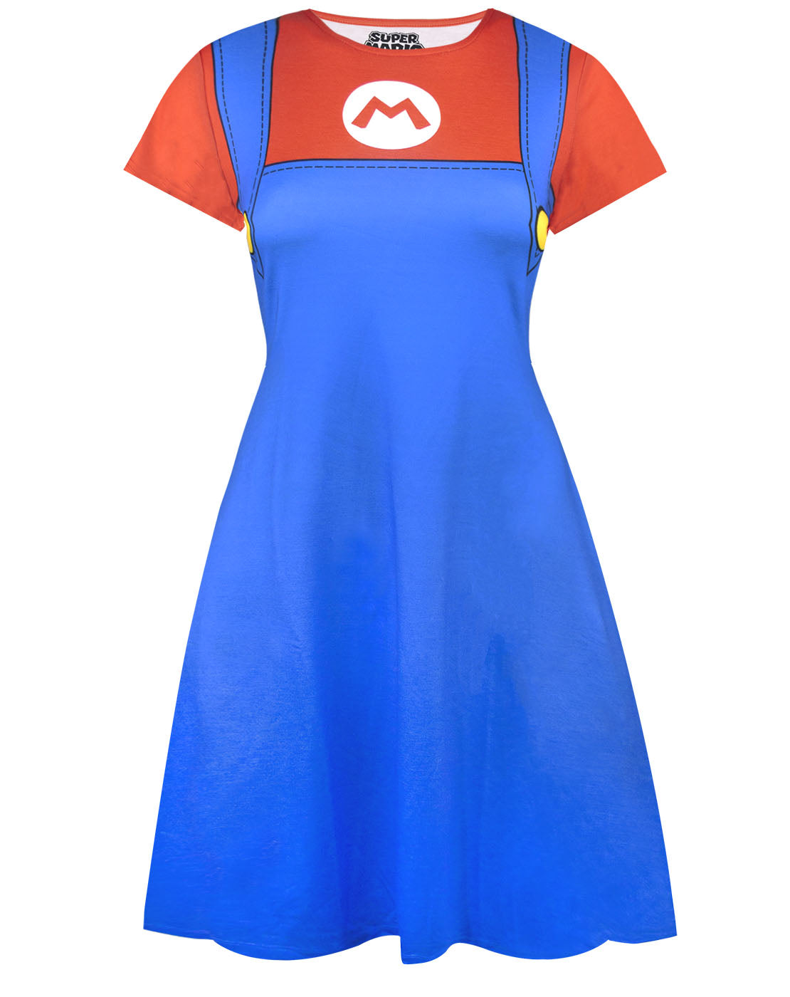 Super Mario Women's Costume Dress Ladies Fancy Dress Party Cosplay —  Vanilla Underground
