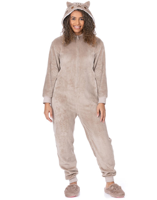 Ladies Pusheen The Cat Onesie Vanilla Underground