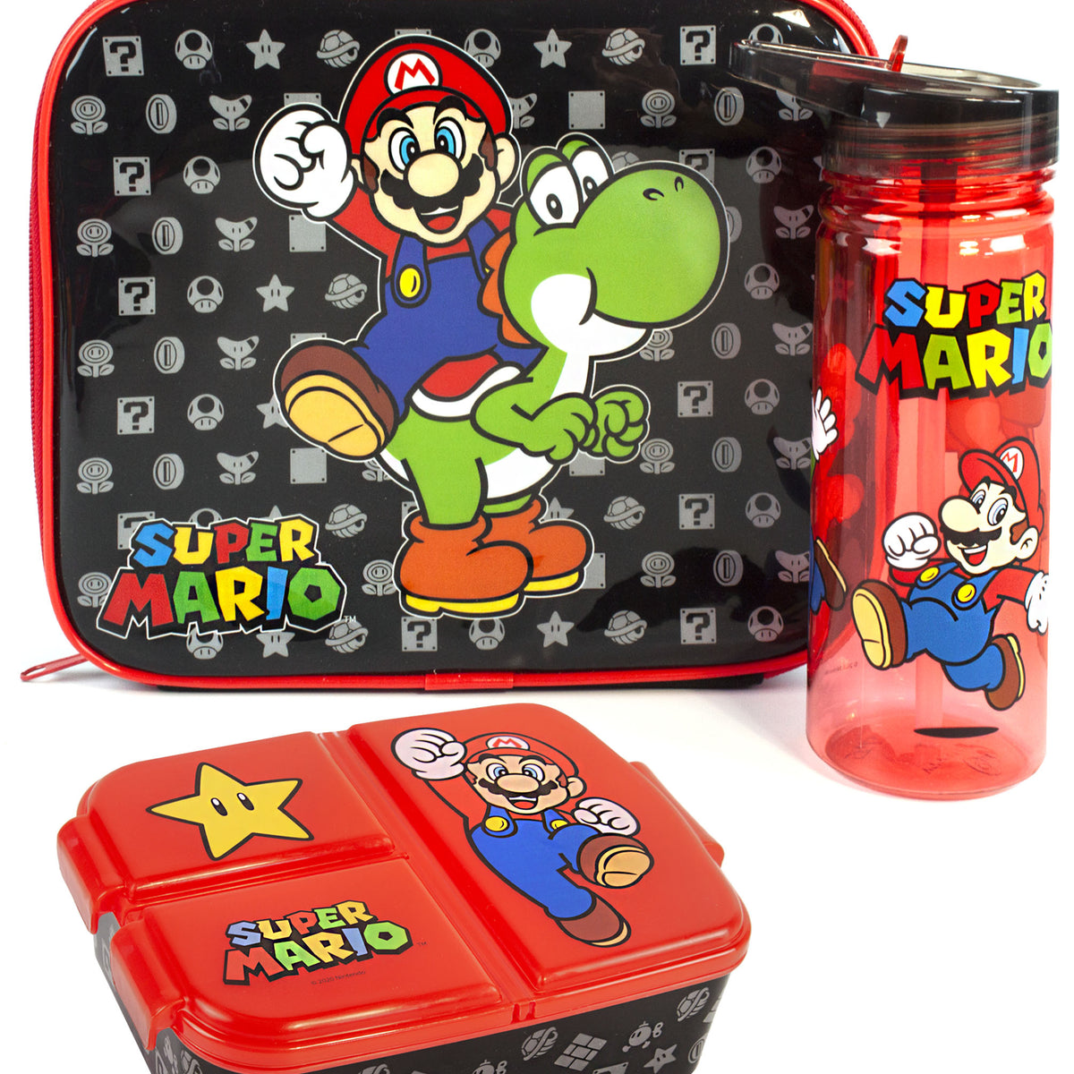 Nintendo Super Mario Dual Compartment Kids Lunch Bag