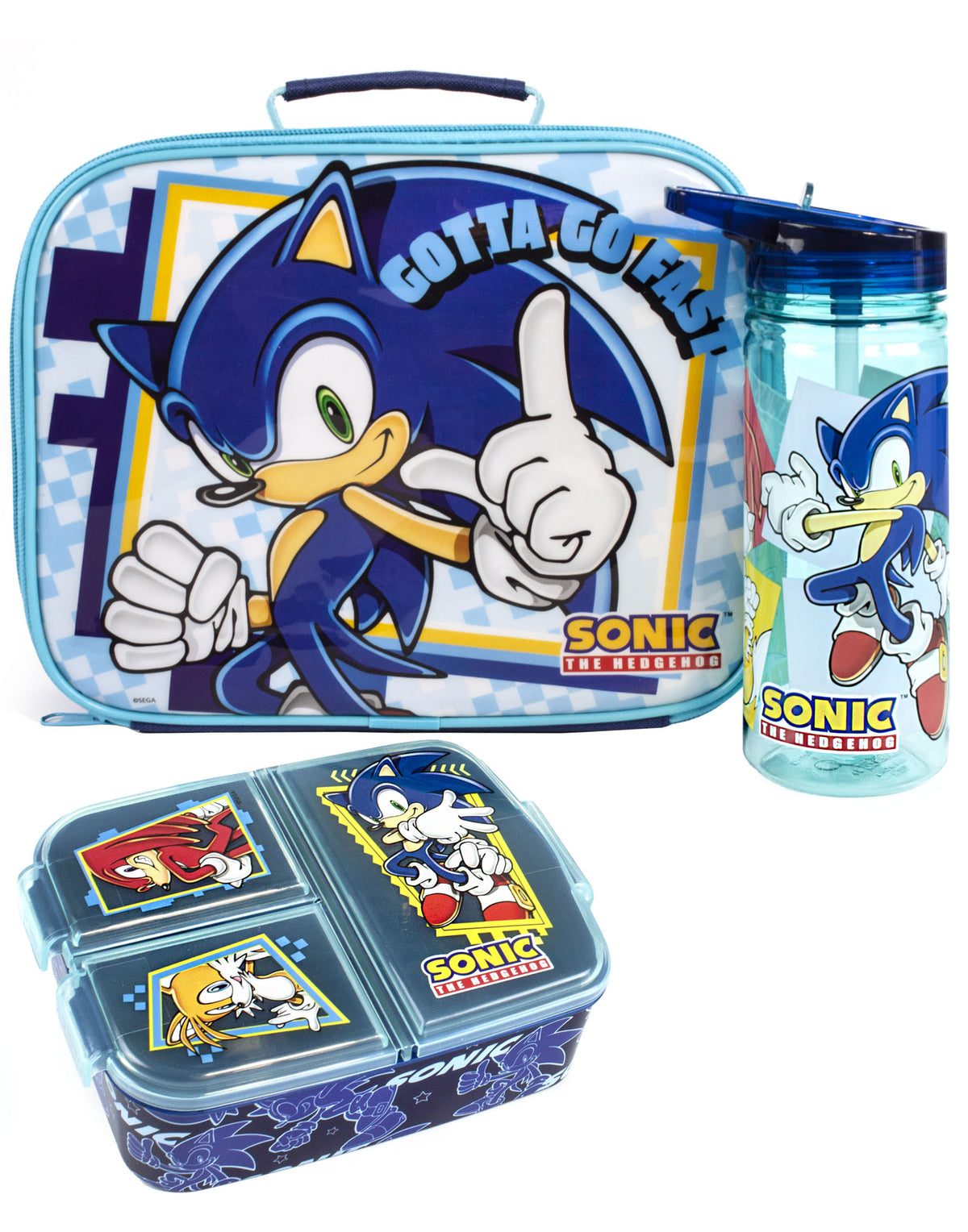  SEGA Sonic The Hedgehog Toddler Boys 3 Pack Long