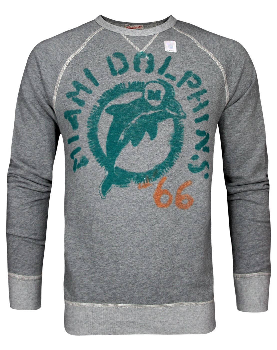 Junk Food NFL Miami Dolphins Men's Sweater — Vanilla Underground