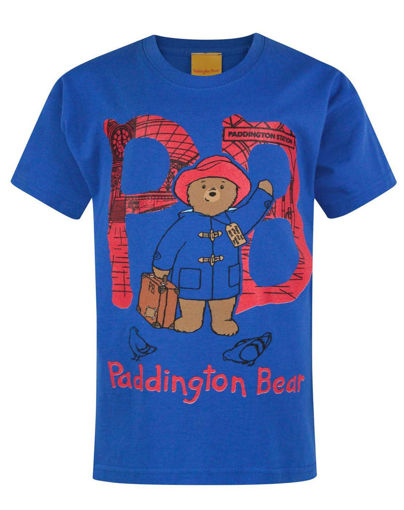 Paddington Bear PB Blue Boy's T-Shirt