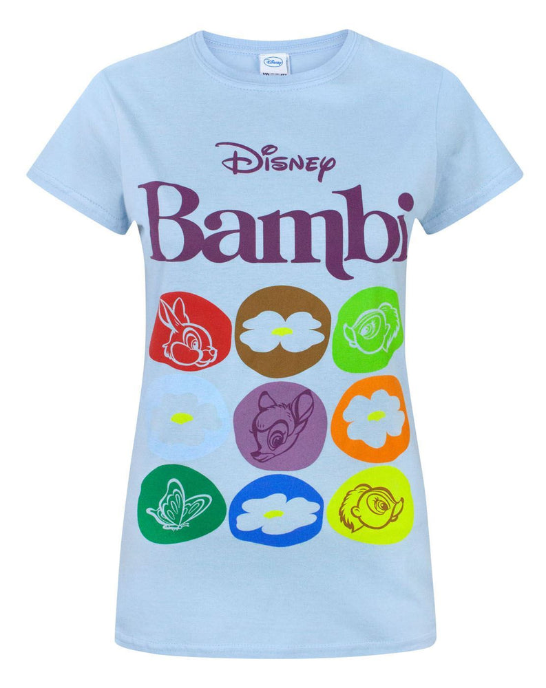 Disney Bambi Motif Women's T-Shirt