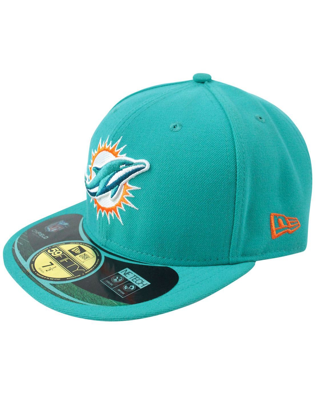 New Era 59Fifty NFL Miami Dolphins Home Cap — Vanilla Underground