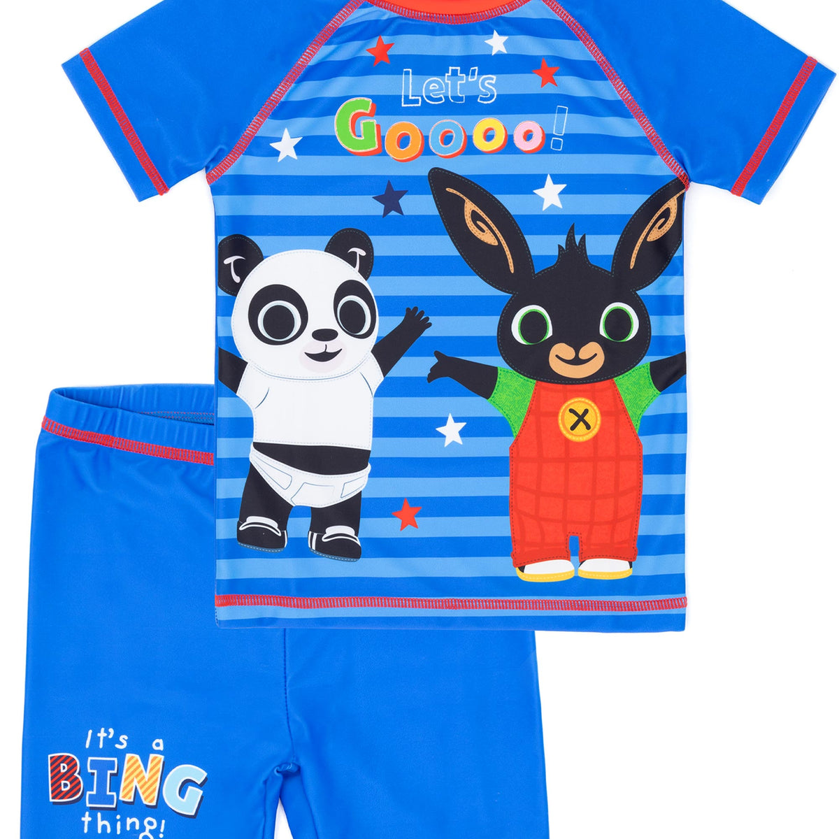 Bing Bunny, 3pk Blue/Blue/Red Underwear