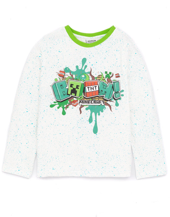 Minecraft Dressing Gown And Pyjama Set For Kids