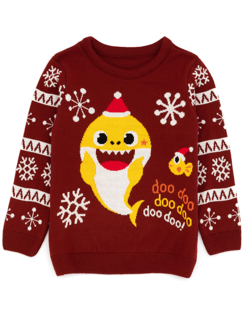 Baby Shark Kids Xmas Jumper