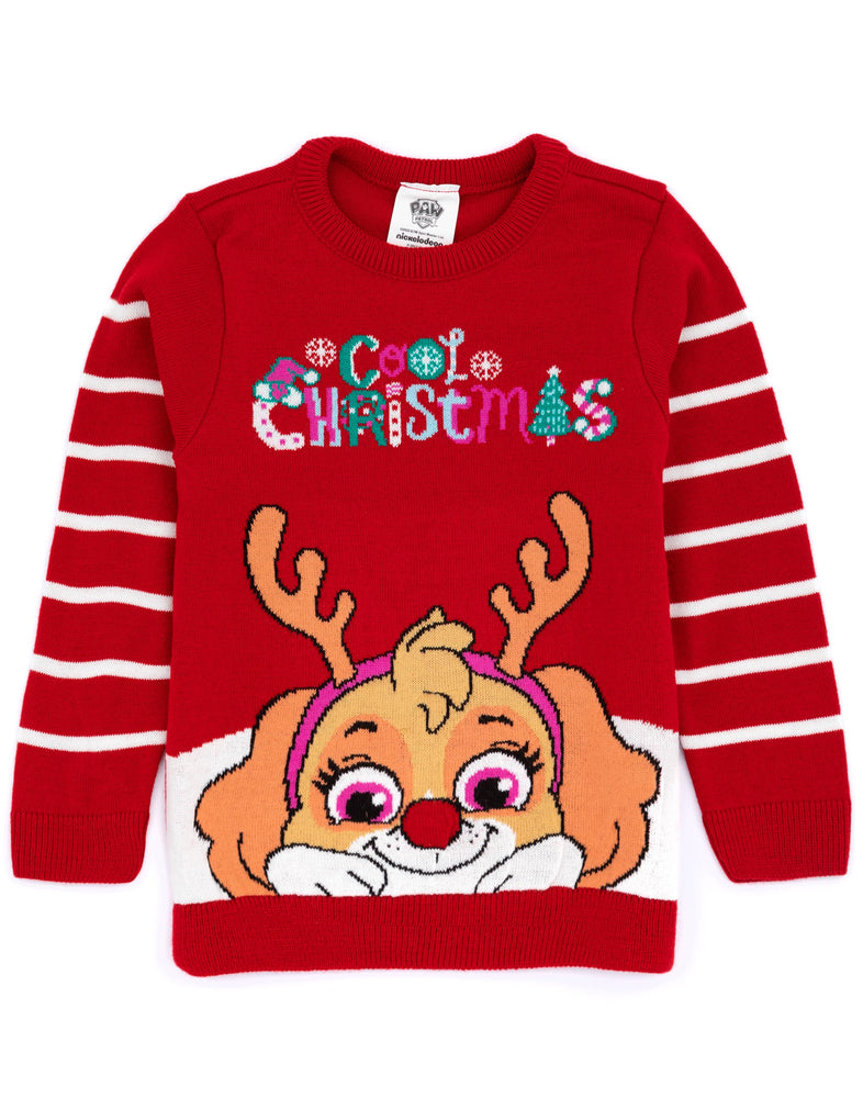 Paw Patrol Girls Xmas Jumper